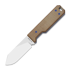 Kizer Cutlery Abrams 14C28N veitsi, Brown Norplex Ultrex, Stonewash