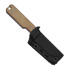Kizer Cutlery Abrams 14C28N kniv, Brown Norplex Ultrex, Stonewash