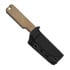 Kizer Cutlery Abrams 14C28N kniv, Brown Norplex Ultrex, Stonewash