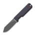 Kizer Cutlery - Abrams CPM 3V, Blue/Red Richlite & Carbon Waves, Matte DLC Ultra