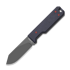 Kizer Cutlery Abrams CPM 3V veitsi, Blue/Red Richlite & Carbon Waves, Matte DLC Ultra