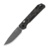 Kizer Cutlery - Begleiter 2.9 BD1N, Black/Gray Vortex Micarta, Gray Stonewash PVD