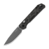 Kizer Cutlery Begleiter 2.9 BD1N kääntöveitsi, Black/Gray Vortex Micarta, Gray Stonewash PVD