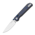 Kizer Cutlery - Begleiter 2.9 BD1N, Blue/Gray Vortex Micarta, Satin
