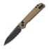 Складной нож Kizer Cutlery Begleiter 2.9 Damascus, Brown Norplex Ultrex