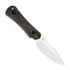 Kizer Cutlery Bone AEB-L knife, Black Stabilized Wood, Satin