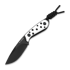 Kizer Cutlery Buddy Nitro-V peilis, Black & White G-10, Black PVD