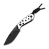 Kizer Cutlery Buddy Nitro-V 刀, Black & White G-10, Black PVD