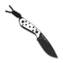 Kizer Cutlery Buddy Nitro-V peilis, Black & White G-10, Black PVD