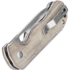 Coltello pieghevole Kizer Cutlery Bugai Linerlock, Green Micarta