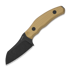 Couteau Kizer Cutlery Bulldog Fix 14C28N, Brown G-10, Black Stonewash