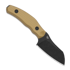 Couteau Kizer Cutlery Bulldog Fix 14C28N, Brown G-10, Black Stonewash