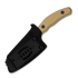 Kizer Cutlery Bulldog Fix 14C28N knife, Brown G-10, Black Stonewash
