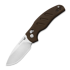 Coltello pieghevole Kizer Cutlery C01C 2.9 CD Nitro-V, Brown Norplex UltreX, Satin