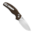 Coltello pieghevole Kizer Cutlery C01C 2.9 CD Nitro-V, Brown Norplex UltreX, Satin