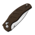 Coltello pieghevole Kizer Cutlery C01C 2.9 CD Nitro-V, Brown Norplex UltreX, Satin