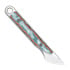 Kizer Cutlery Cannoli AUS-10 veitsi, Multicolor Vortex Micarta, Satin