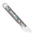 Coltello Kizer Cutlery Cannoli AUS-10, Multicolor Vortex Micarta, Satin