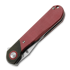 Kizer Cutlery Comet, Red Denim Micarta, Satin