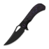 Kizer Cutlery Cyclone S35VN foldekniv, Black Ti & Purple Haze FatCarbon, Matte DLC Ultra