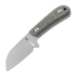 Kizer Cutlery Deckhand, Black Micarta,Stonewashed