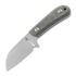Kizer Cutlery Deckhand, Black Micarta,Stonewashed