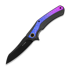 Kizer Cutlery Draca S45VN kääntöveitsi, Black Aluminum & Gradient Crystallized Ti, PVD