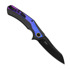 Kizer Cutlery Draca S45VN kääntöveitsi, Black Aluminum & Gradient Crystallized Ti, PVD