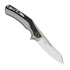 Kizer Cutlery Draca S45VN sulankstomas peilis, Gray Titanium & Carbon Fiber, Stonewash