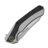 Kizer Cutlery Draca S45VN sulankstomas peilis, Gray Titanium & Carbon Fiber, Stonewash