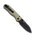 Kizer Cutlery Drop Bear 2 Button Lock sulankstomas peilis, Tan Aluminum, DLC