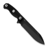 Kizer Cutlery Drop Bear Fix 7 1095 peilis, Black G-10