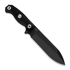 Kizer Cutlery Drop Bear Fix 7 1095 veitsi, Black G-10