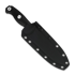Kizer Cutlery Drop Bear Fix 7 1095 veitsi, Black G-10