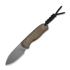 Kizer Cutlery Drop Bear Fixed 14C28N, Brown Burlap Micarta