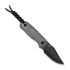 Kizer Cutlery Drop Bear Fixed AEB-L, Gray Micarta
