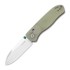 Kizer Cutlery Drop Bear Nitro-V foldekniv, Glow In the Dark G-10, Stonewash