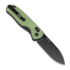 Kizer Cutlery Drop Bear Nitro-V foldekniv, Green Carbon Fibre