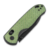 Kizer Cutlery Drop Bear Nitro-V kääntöveitsi, Green Carbon Fibre