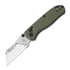 Kizer Cutlery Drop Bear Utility kääntöveitsi, Green G-10