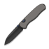 Kizer Cutlery Drop Bear Zero Elmax sulankstomas peilis, Gray Aluminum, DLC