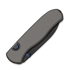 Kizer Cutlery Drop Bear Zero Elmax sulankstomas peilis, Gray Aluminum, DLC