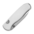 Kizer Cutlery Drop Bear Zero M390 折り畳みナイフ, Light Gray Aluminum, Satin