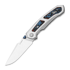 Kizer Cutlery Feweed XL S90V foldekniv, Gray Titanium & Nebula FatCarbon, Satin