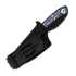 Kizer Cutlery Finch AEB-L kniv, Black G-10 & Blue/White Vortex Micarta, Satin