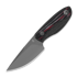 Kizer Cutlery Finch AEB-L kniv, Black Micarta & Multicolor Reconstituted Wood, Stonewash PVD