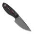 Kizer Cutlery Finch AEB-L kniv, Black Micarta & Multicolor Reconstituted Wood, Stonewash PVD