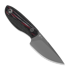 Kizer Cutlery Finch AEB-L kniv, Black Micarta & Multicolor Reconstituted Wood, Stonewash PVD