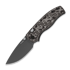 Kizer Cutlery Glaux 14C28N kääntöveitsi, Black/Gray Vortex Micarta, Gray Stonewash PVD
