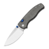 Kizer Cutlery - Glaux 14C28N, Black Norplex Ultrex, Satin